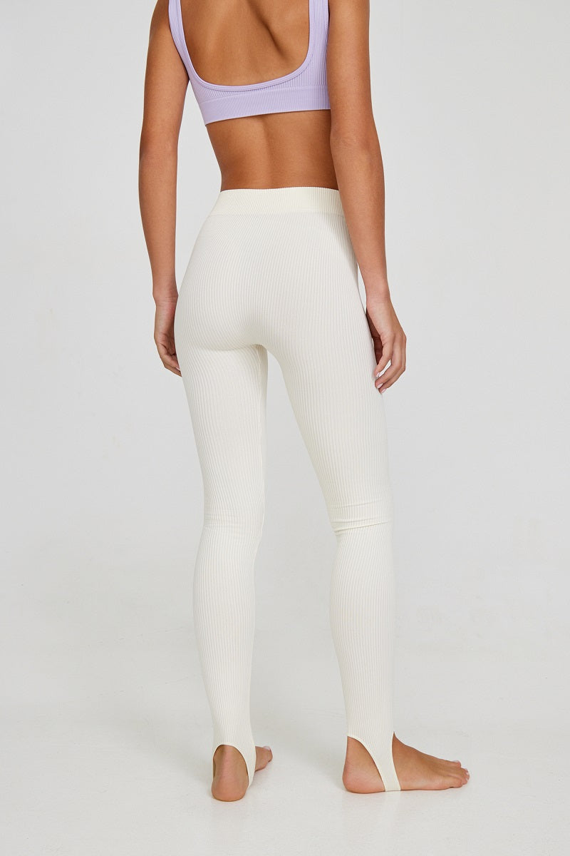Ribbed leggings with stirrups – YOUR_BELLEYOU