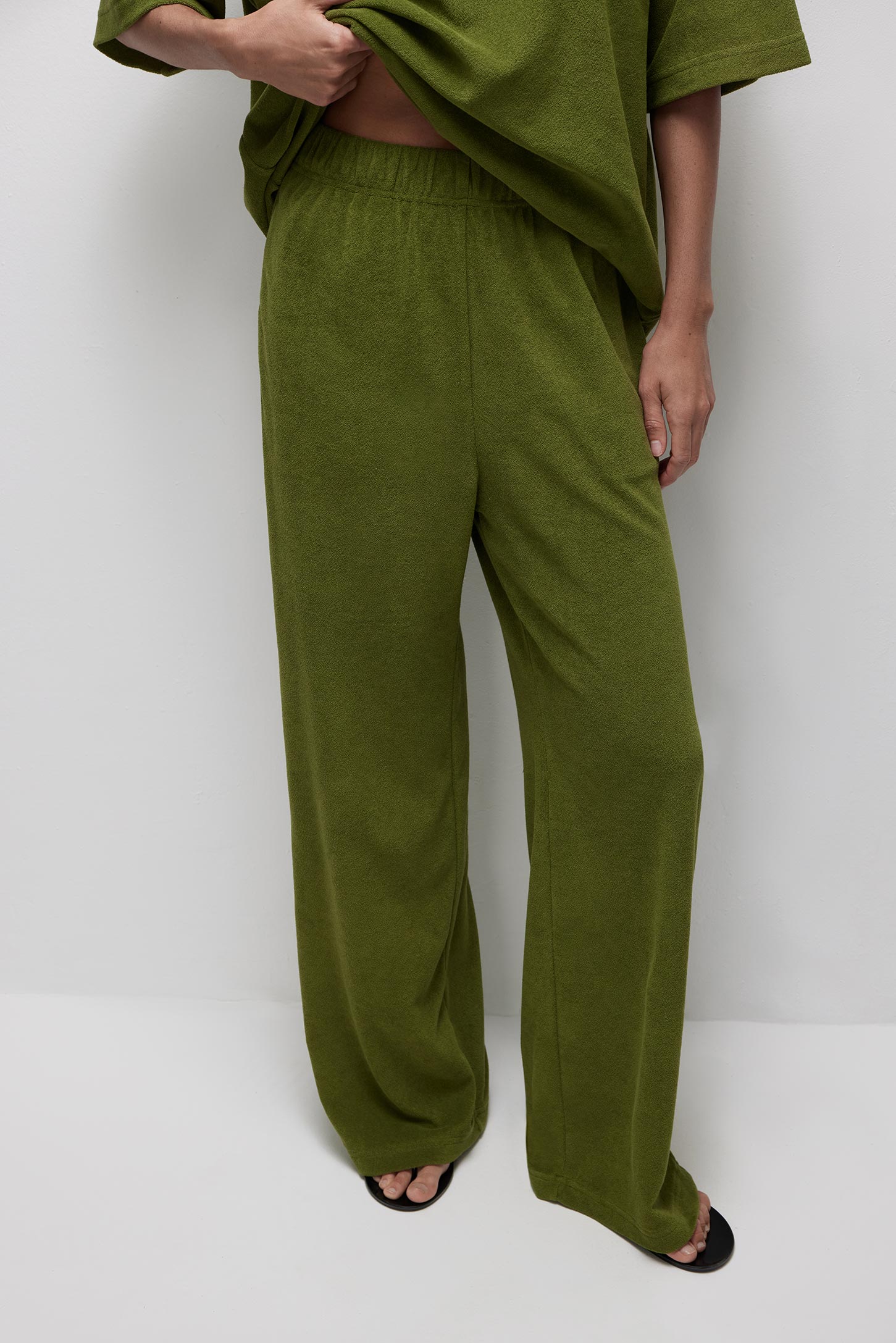 Terry elastic waist pants Terry Jam – фото № 3