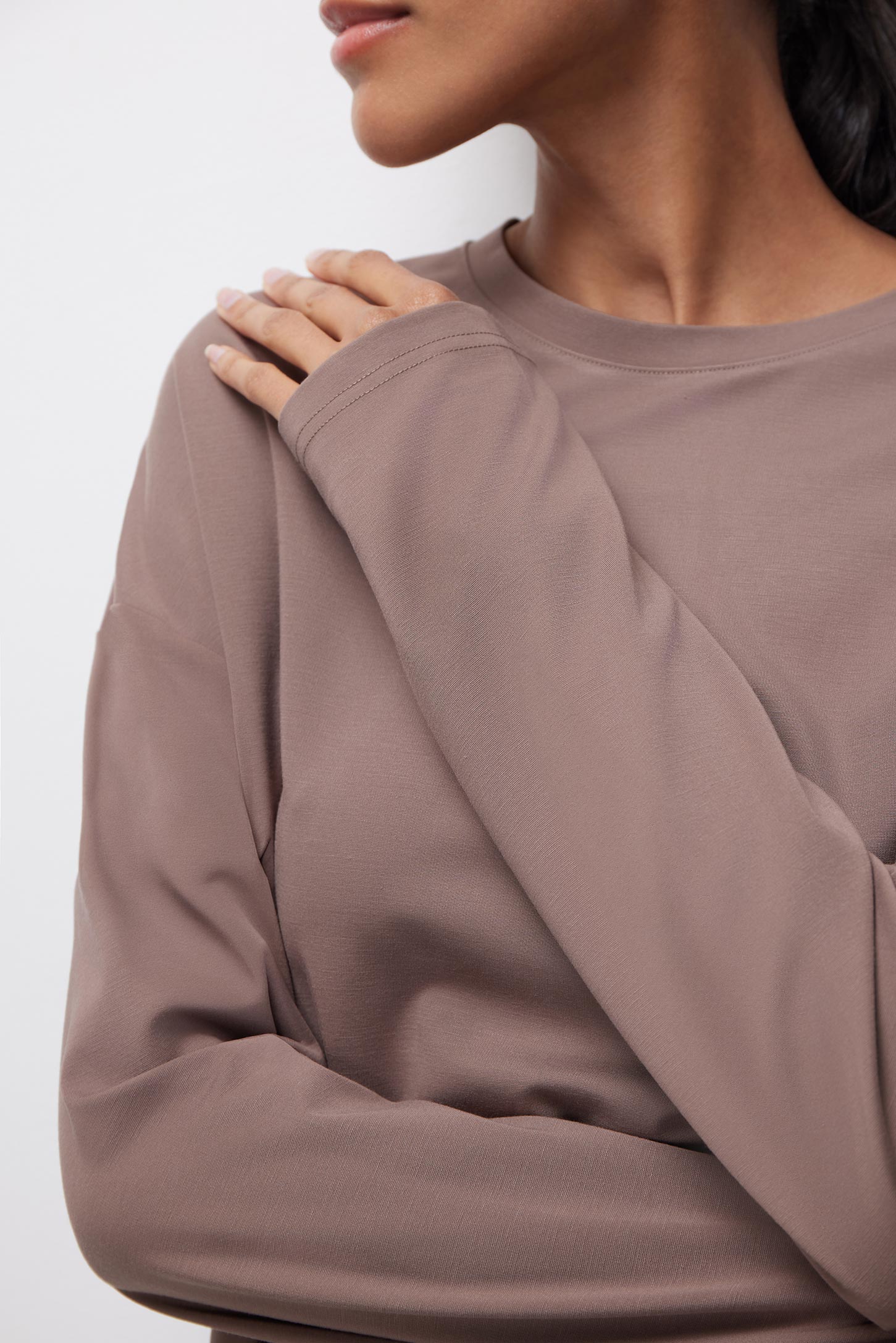 Oversized Long Sleeve Base – фото № 4