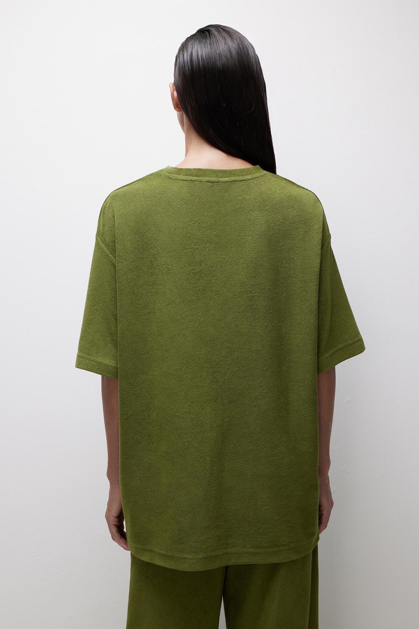 Oversized loop-texture T-shirt Terry Jam – фото № 4